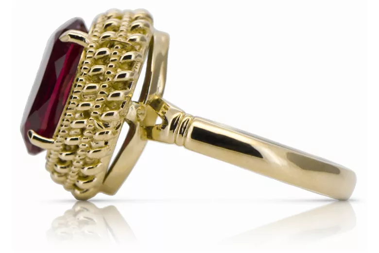 Anillo Vintage Rubí Oro amarillo de 14 quilates vrc068y